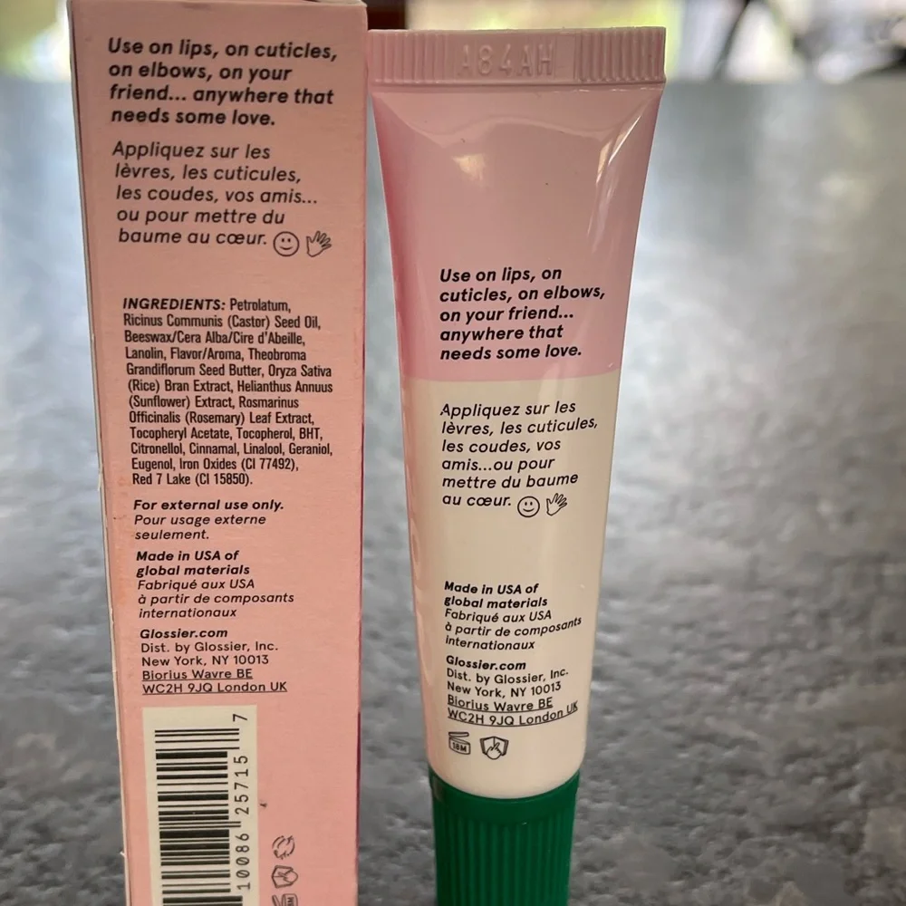 Glossier Rose Balm Dotcom Universal Salve instant lasting hydration light pink